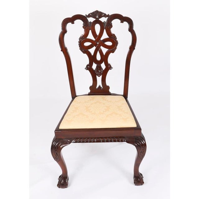 Antique George II Style Chippendale Dining Chairs, 1800s, Set of 12 For Sale - Image 12 of 18