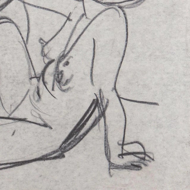 1950s 'Two Nudes' by Victor Di Gesu, Paris, Louvre, Salon D'Automne, Academie Chaumière, Los Angeles County Museum of Art, San Francisco Art Assocation For Sale - Image 5 of 9