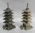 Asian 1940s Sterling Silver Pagoda Tower's Salt & Pepper Shakers For Sale - Image 3 of 4