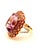 Bochic "Orient" Vintage Orange Sapphire & Amethyst Ring Set 18K Gold & Silver For Sale In New York - Image 6 of 18