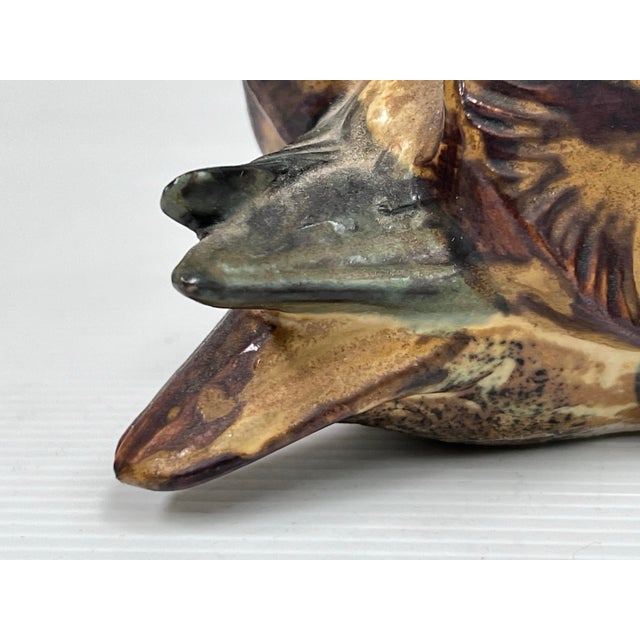 Ceramic Vintage Japan Otagiri Ceramic Mandarin Duck Figurines, Set of Two For Sale - Image 7 of 12