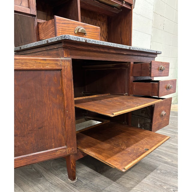 Antique Early 20th Century Hoosier Style Kitchen Cabinet For Sale - Image 16 of 18
