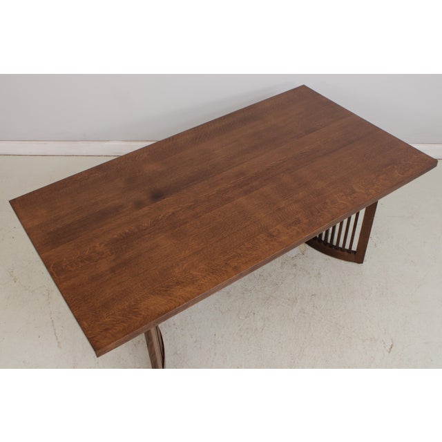 Arts & Crafts Stickley Park Slope Shelter Dining Room Set For Sale - Image 3 of 18