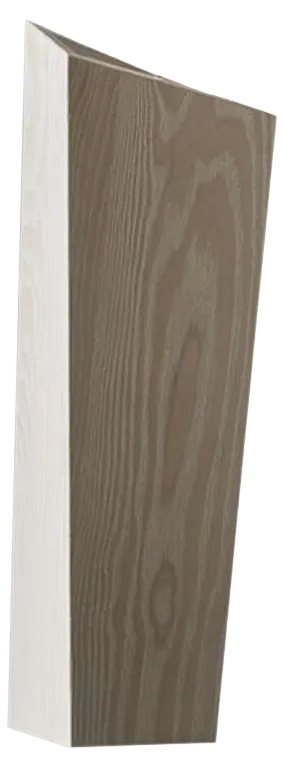 Small White Ash Nun Vase by Matthias Scherzinger