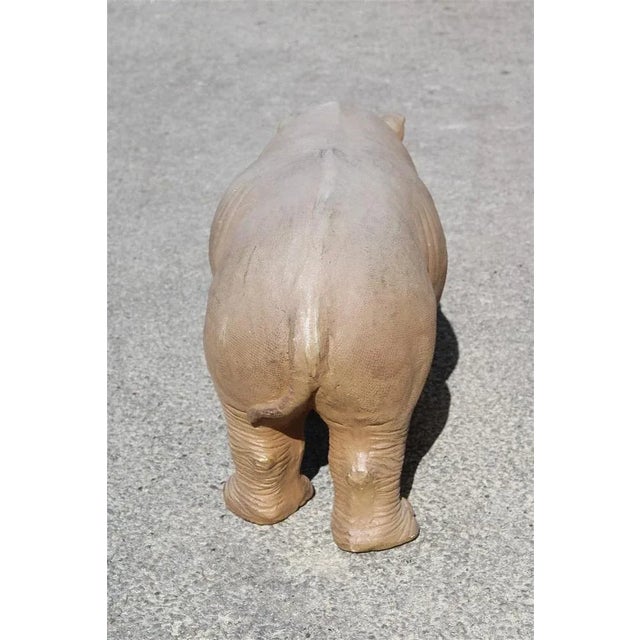 Plastic Italian Artist, Large Rhino, 1990, Resin For Sale - Image 7 of 9