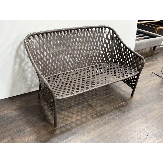 Brown Jordan Outdoor Settee, Vintage For Sale - Image 9 of 12