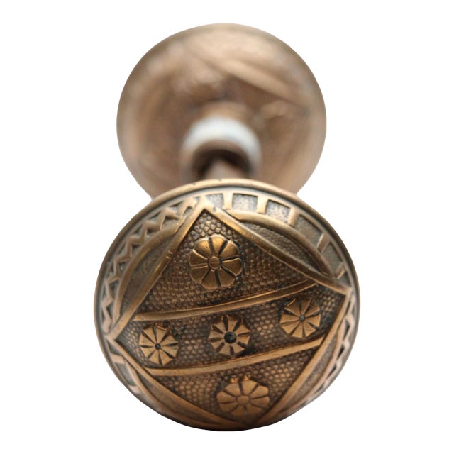 Antique Vernacular f.c. Linde Passage Door Knobs For Sale