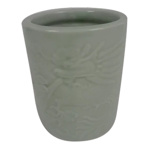 20th Century Chinese Celadon Porcelain Brush Pot