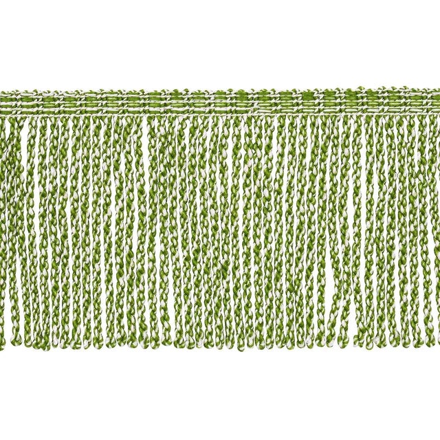 Schumacher Sample - Schumacher Outdoor Bullion Fringe Trim in Green For Sale - Image 4 of 4