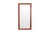 Vintage Danish Rectangular Mirror in Teak, 1960s For Sale - Image 4 of 4
