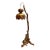 1970s Brutalist Sculptural Driftwood and Torch Cut Copper Floor Lamp For Sale