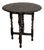 Antique English Jacobean Revival Barley Twist and Pie Crust Side Table, 1920 For Sale