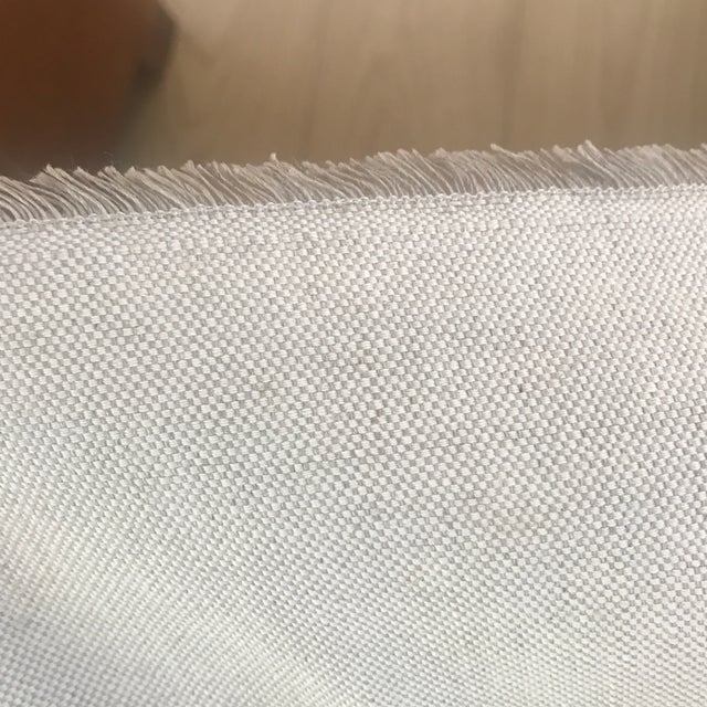 Oatmeal Linen Fabric, Retail $60 per yard. Project changed, now selling below wholesale price. Listed as 18+ yards but...
