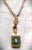 1980s Vintage Four Photo Etched Locket, Pink Pearl Chain, Faceted Pacific Opal Stone, Lobster Claw For Sale - Image 5 of 12