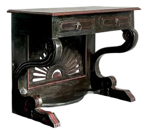 Vintage Boho Reclaimed Wood Console Table
