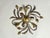 Vintage Flush Mount in Brass and Iron by Hans Möller, 1980s For Sale - Image 14 of 16