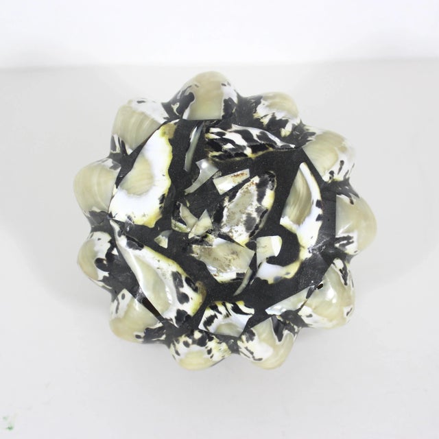 Vintage Shell Trinket Box For Sale - Image 4 of 10