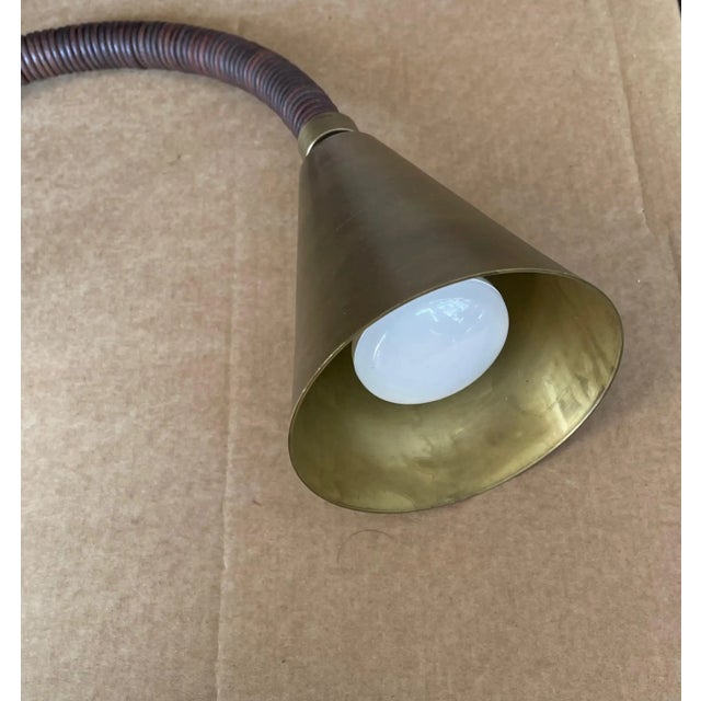 2020s Leather Meander Wall Sconce For Sale - Image 5 of 5
