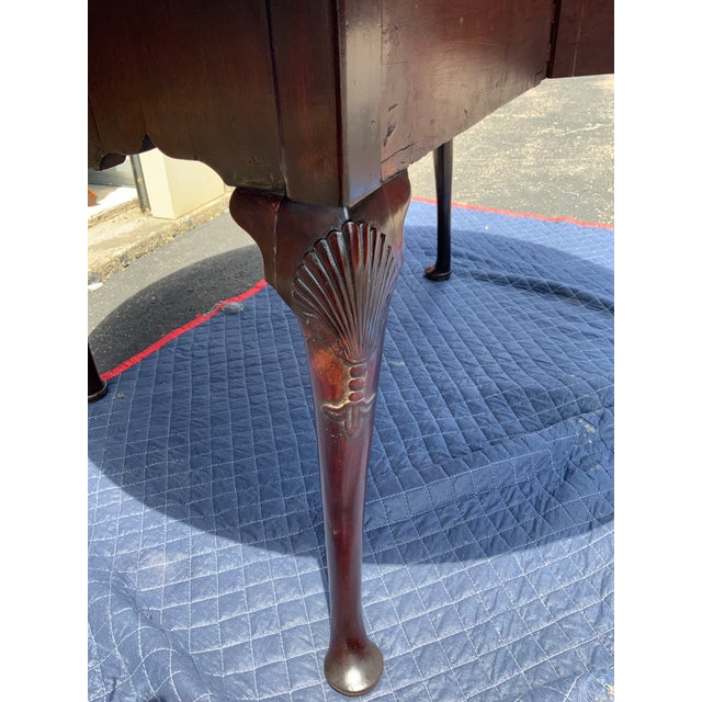 Late 18th Century Queen Anne Drop Leaf Dining Table For Sale - Image 9 of 11