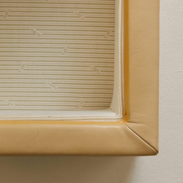 French Leather Coffee Table with Storage by Ligne Roset, 1970s For Sale - Image 10 of 11