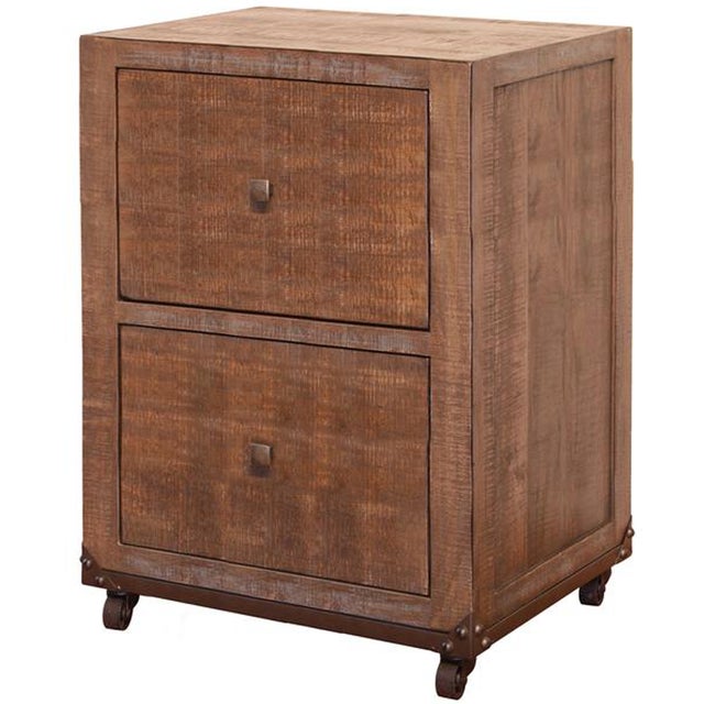 Greenview Forged Iron Base File Cabinet For Sale - Image 4 of 4