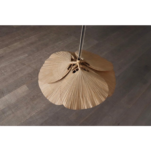 Uchiwa Series Hana I Ceiling Light by Ingo Maurer for Design M, Germany, 1970s For Sale - Image 13 of 18