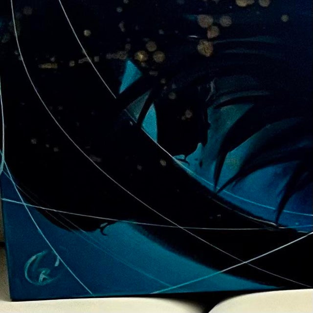 2010s Contemporary “Soul Meets Body” Original Acrylic Painting by Cynthia Coulombe-Bégin For Sale - Image 5 of 5