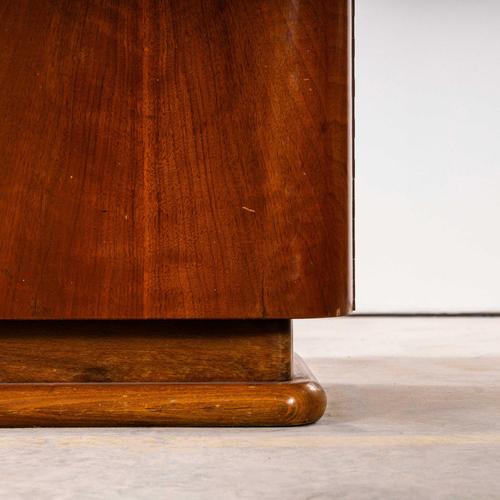 Walnut Wide Cabinet, 1930s For Sale - Image 9 of 11