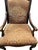 Animal Skin 1990s Rachlin Classics European Revival Damask Upholstered Accent Chair For Sale - Image 7 of 11