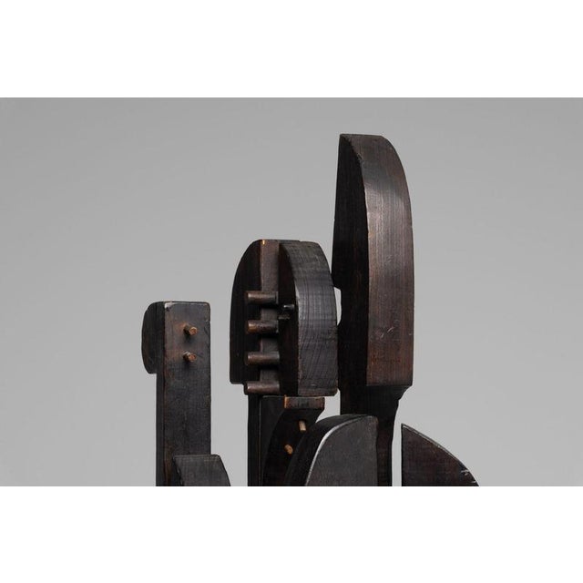 Sergio Ponzio IV, Abstract Sculpture, 1970s, Pine For Sale - Image 18 of 18