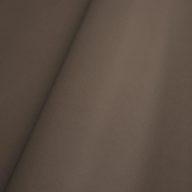 Transitional Schumacher Indoor/Outdoor Vegan Leather Fabric in Java For Sale - Image 3 of 4