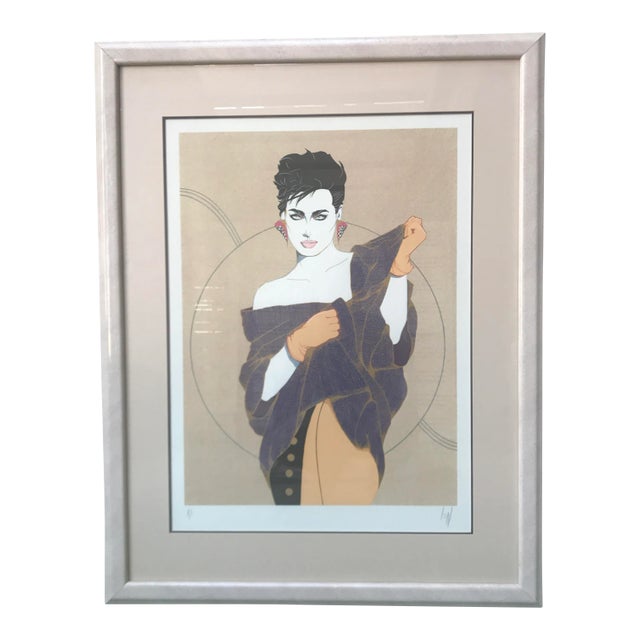 "Denise" Serigraph by Steve Leal For Sale