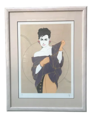 "Denise" Serigraph by Steve Leal