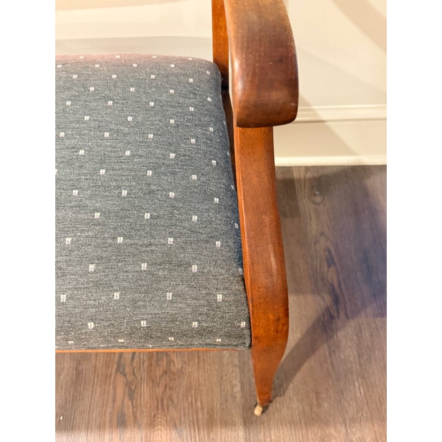 Vintage Wooden Settee For Sale - Image 4 of 10