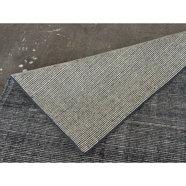 9ft X 12ft Contemporary Woven Wool Area Rug For Sale - Image 12 of 12