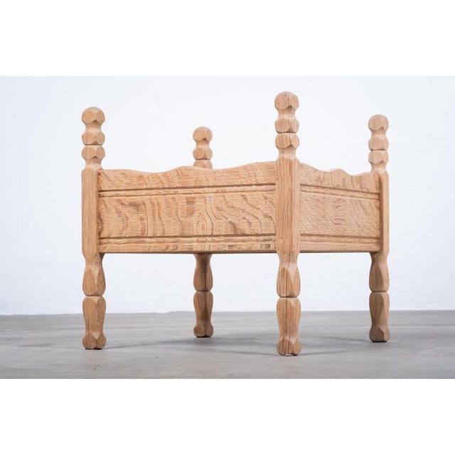 Oak Planter Stand by Henning Kjærnulf, Denmark, 1960s For Sale - Image 4 of 9