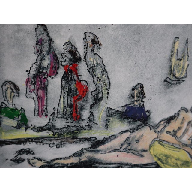 1990 James D. Curtis Etching Titled "Drawing" For Sale - Image 4 of 9