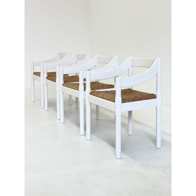 Vintage Carimate Chairs by Vico Magistretti, 1970s, Set of 2 For Sale - Image 10 of 18