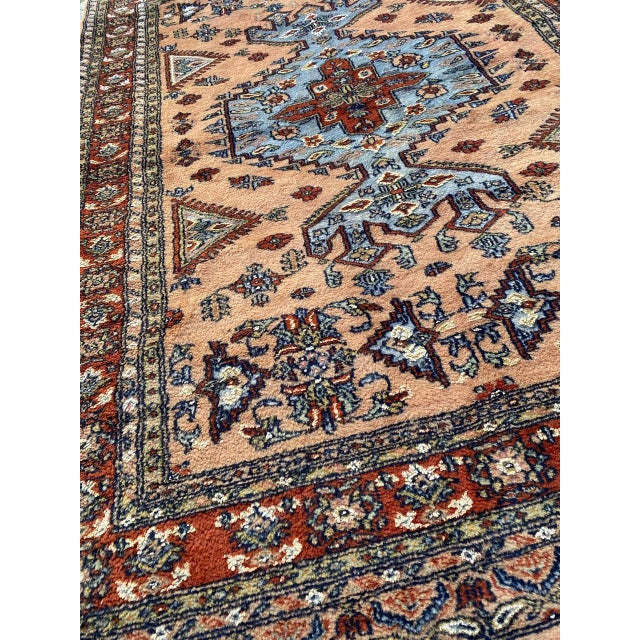 Beige Vintage Pakistani Rug For Sale - Image 8 of 18