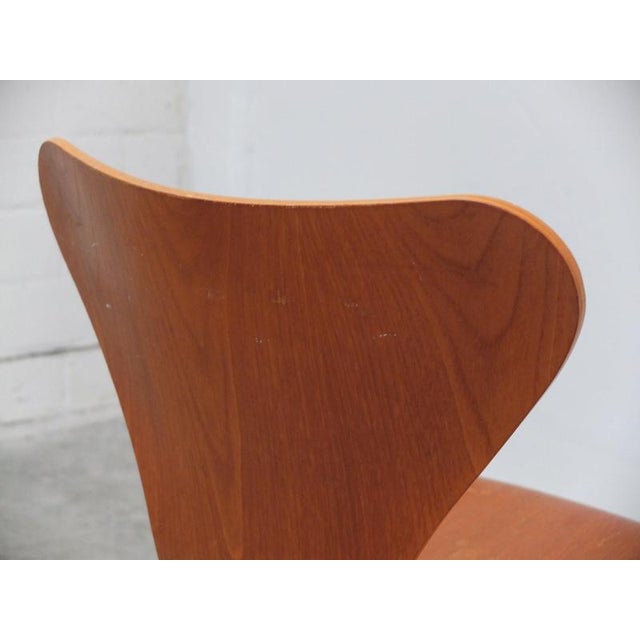 Series 7 Chairs in Teak by Arne Jacobsen for Fritz Hansen, 1986, Set of 2 For Sale - Image 17 of 18