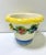 1970s Italian Majolica Terra Cotta Cachepot Planter With Fruit Garland For Sale - Image 4 of 12