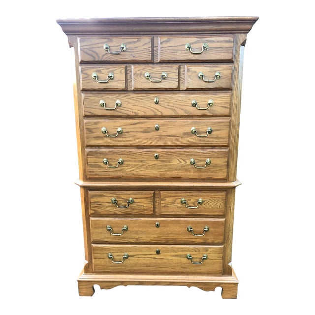 Thomasville American Oak Chest Chairish