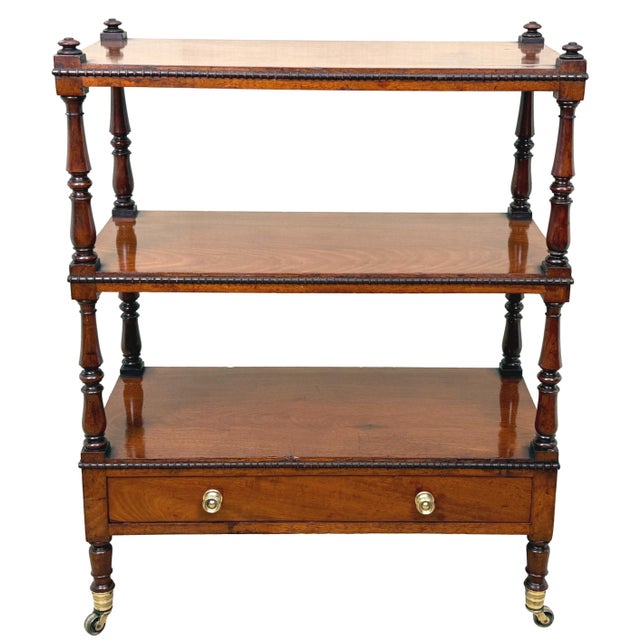 Regency Mahogany Étagère Whatnot, 1820 For Sale - Image 10 of 14