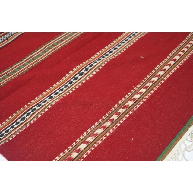 19th Century Vintage Kilim Rug 4'9'' x 7'9'' For Sale - Image 5 of 9