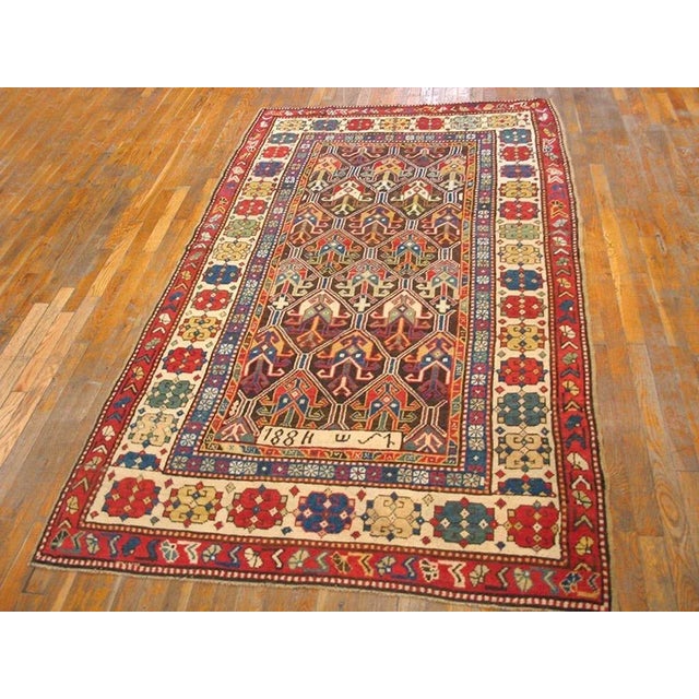 Antique Caucasian - Karabagh rug, size: 4'6" x 7'8".
