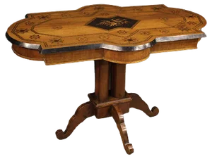Italian Inlaid Table, 19th-Century