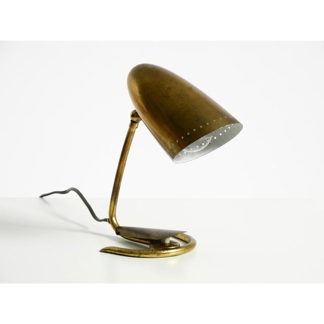Mid-Century Modern Brass Table Lamp, 1950s For Sale - Image 4 of 18