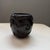Late 20th Century Vintage Black Santa Clara Pueblo Vase Signed by Billy Cain. For Sale - Image 5 of 6