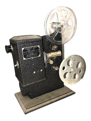 Kodak Movie Projector Circa 1934. Original Black Finish. Correct Art Deco Display Piece
