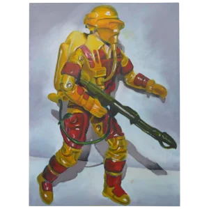 Oil on Canvas of a Toy Soldier